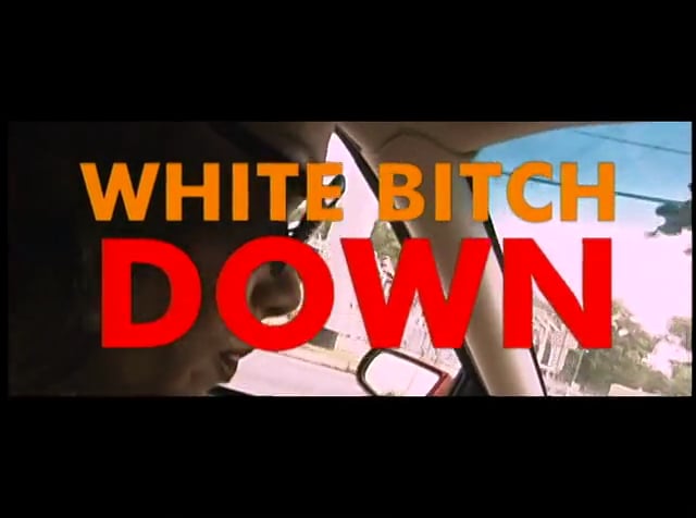 white bitch down